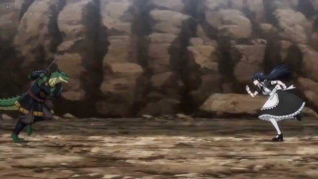 Robotic Ninja Maid vs Samurai Lizardman