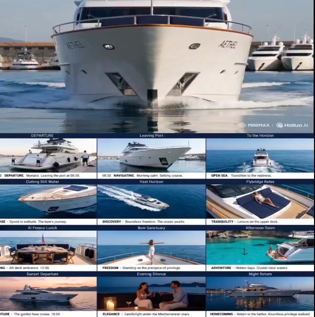 Luxury Yacht Storyboard Animation