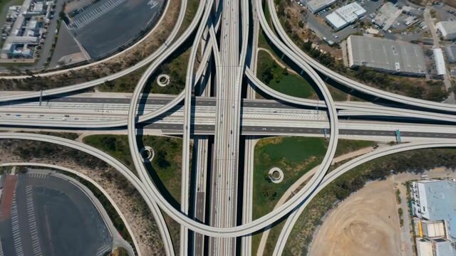 Bending Perspective Freeway Zoom
