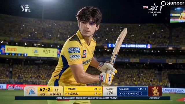 IPL Live Broadcast Scene
