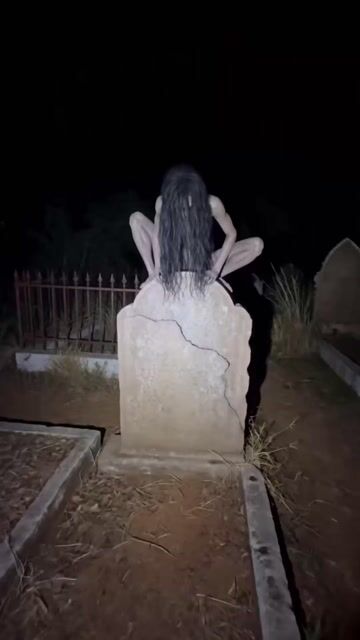 Found Footage Graveyard Creature Horror
