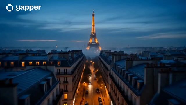 Cinematic Paris Travel Sequence