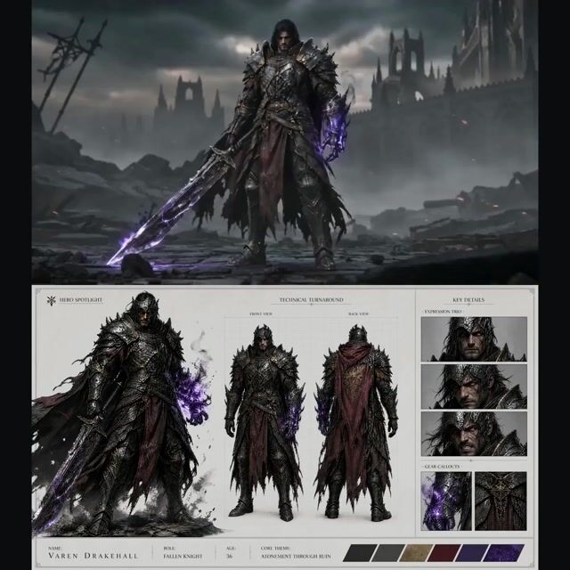 Dark Fantasy Fallen Knight Intro Sequence