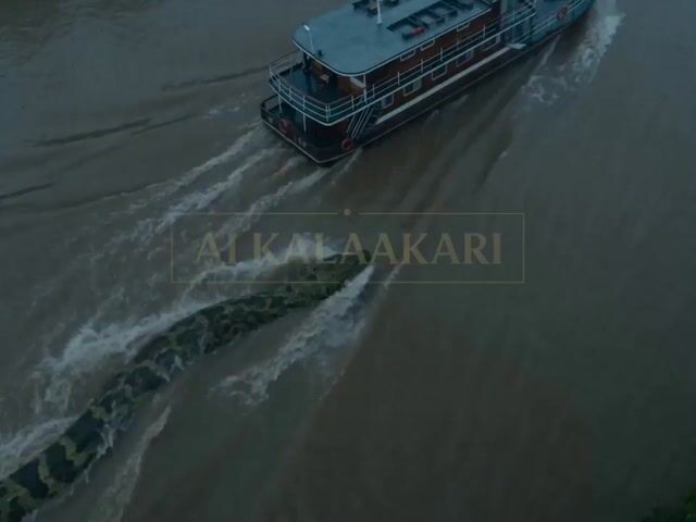 Giant Anaconda Houseboat Attack