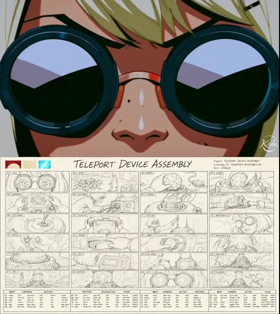 Storyboard to Cinematic Blueprint