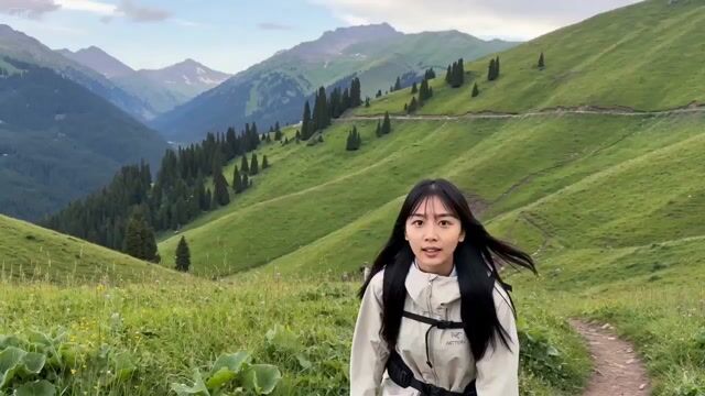 Cinematic Mountain Hiking Adventure
