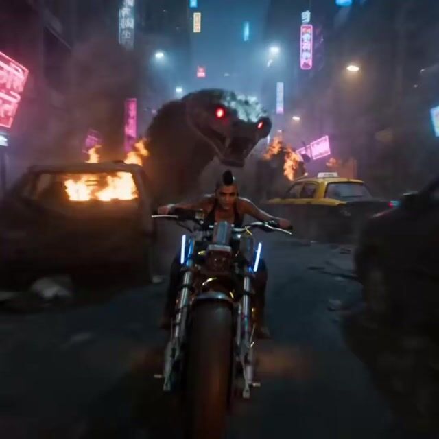 Cybernetic Anaconda Pursuit in Dystopian Mumbai