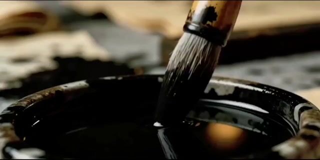 Dark Fantasy Calligraphy Ink Dragon
