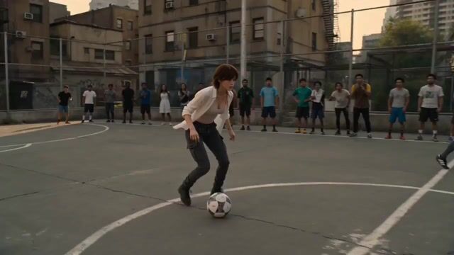 Street Soccer Bicycle Kick Action Sequence