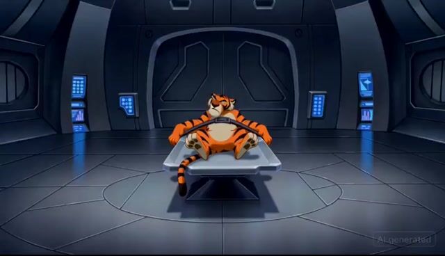 Classic 90s Disney Style Tiger Animation