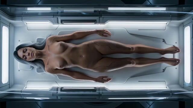 Cryo-Lab Diagnostic Scene