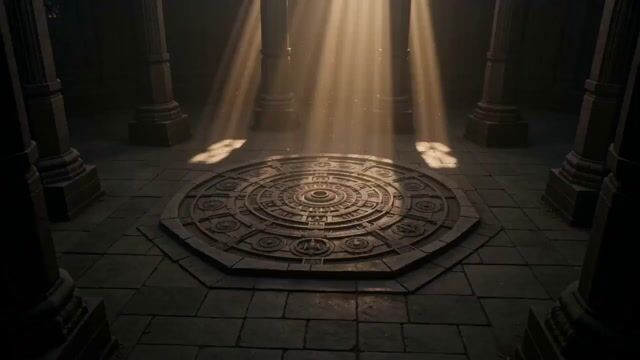 Cinematic Temple Mandala Descent