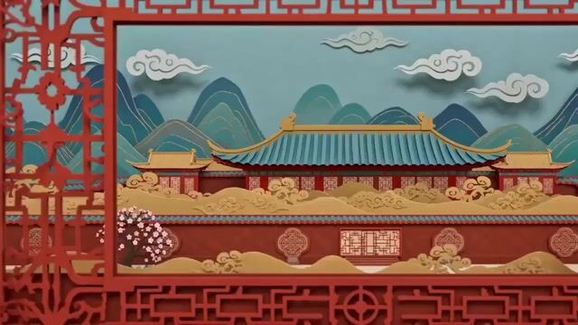 Chinese Paper-Cut Animation Style Video Prompt