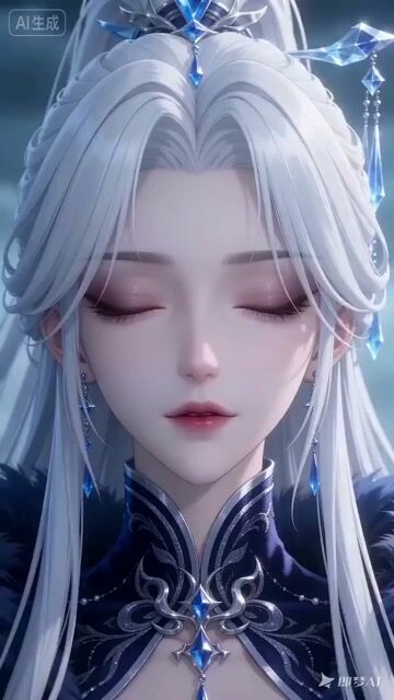 Seedance 2.0 Prompt for Anime Style White-Haired Girl