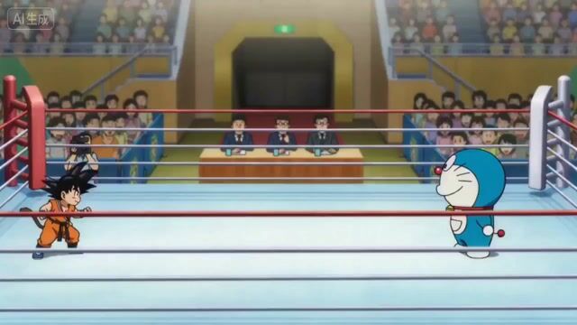 Martial Arts Tournament Scene with Image Inputs